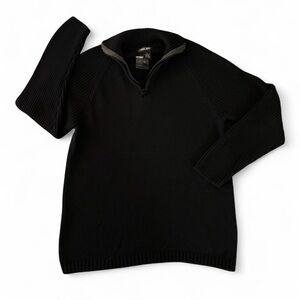 !! NWOT !!Cherokee Black Zip Up Men's Sweater